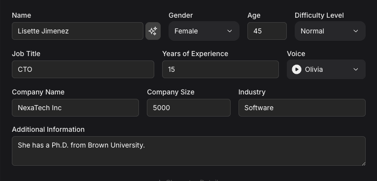 Edit Prospect Properties